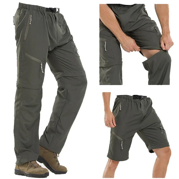 Men’s Detachable Quick-Dry Hiking Pants
