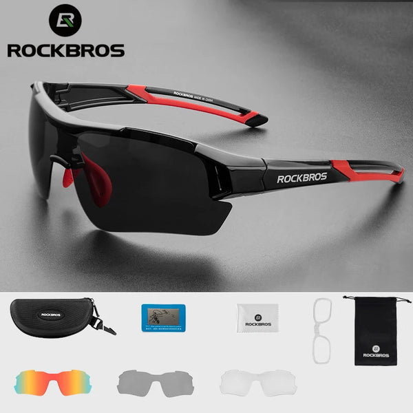 ROCKBROS Polarized Cycling Glasses with 5 Lenses