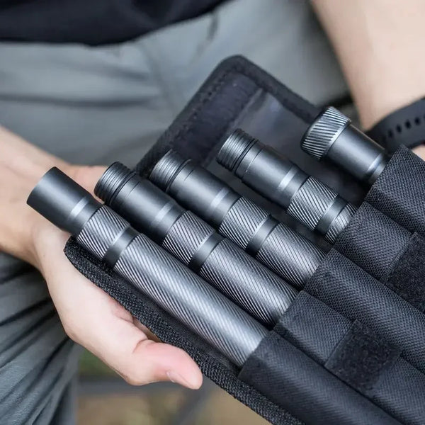 Folding Multifunctional Telescopic Hiking Poles – Ultralight Outdoor Camping Set