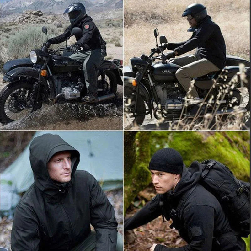 Men’s Tactical Camo Soft Shell Jacket & Pants Set