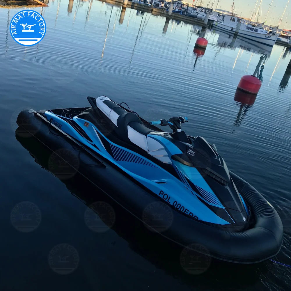 Inflatable PVC Motorboat with Safety Buoy