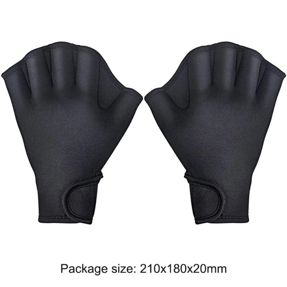 Silicone Swimming Fins Webbed Gloves