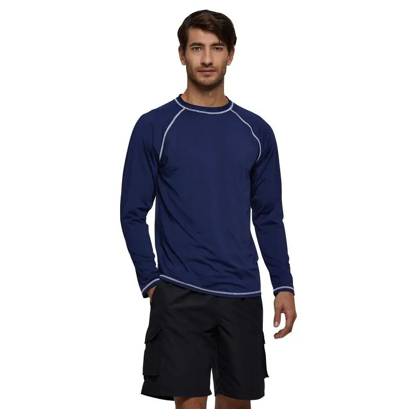 Men’s Long Sleeve Sports Rash Guard Top