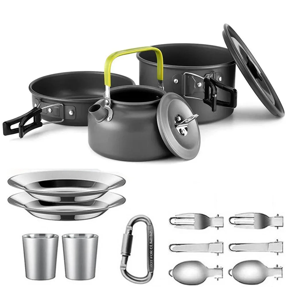 Camping Cooking Set for 2-3 People