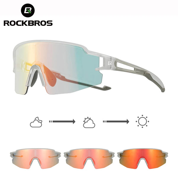 ROCKBROS Photochromic Polarized Cycling Glasses