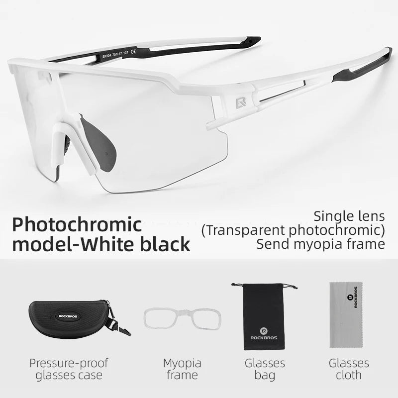ROCKBROS Photochromic Polarized Cycling Glasses