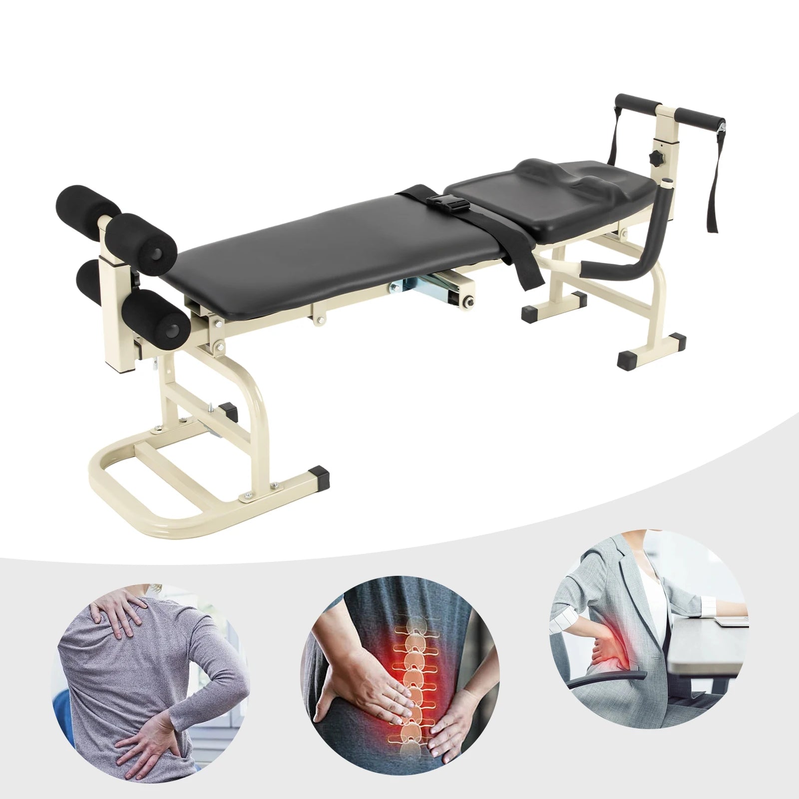 Multifunctional Body Stretcher for Spinal Traction