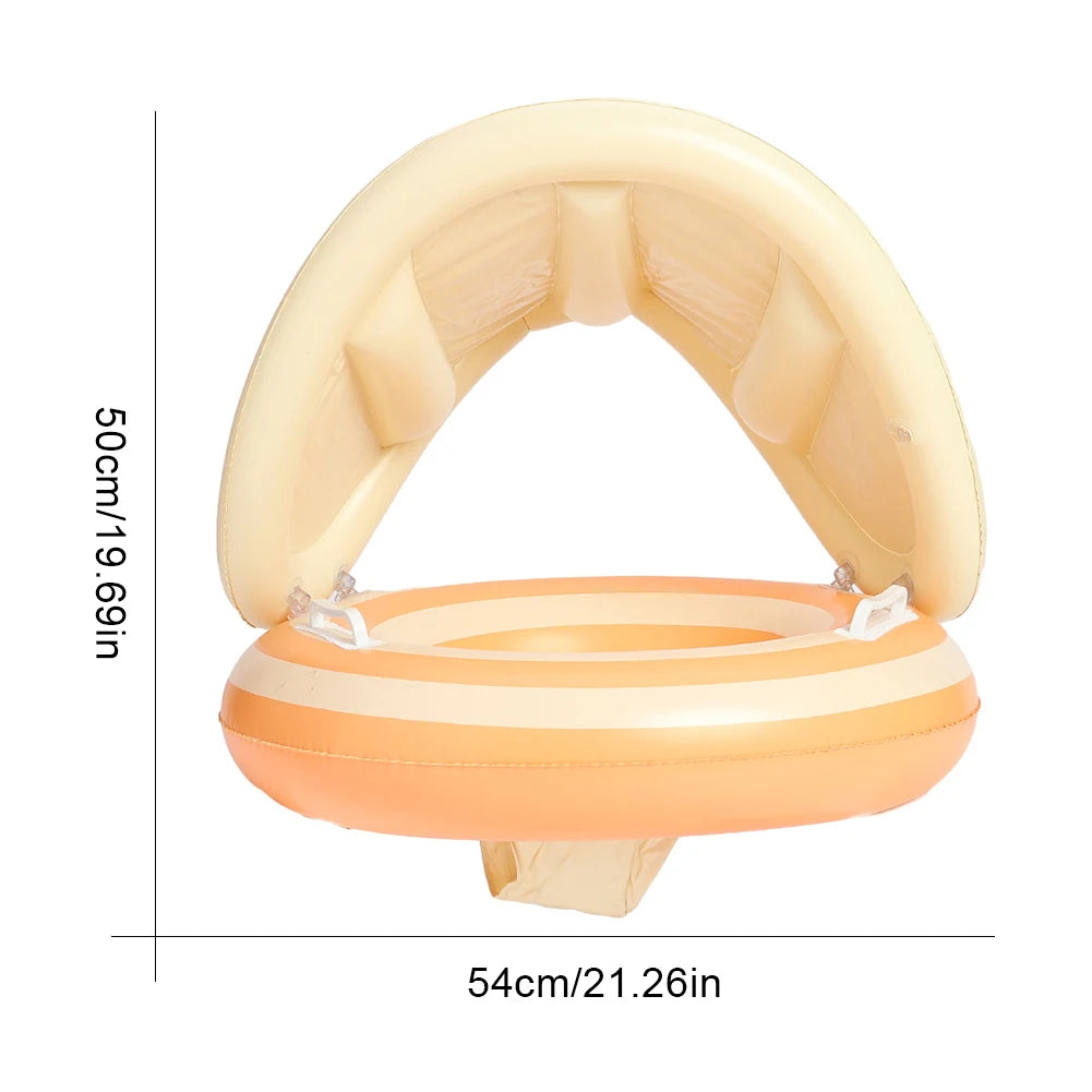 Baby Swimming Ring with Detachable Sunshade