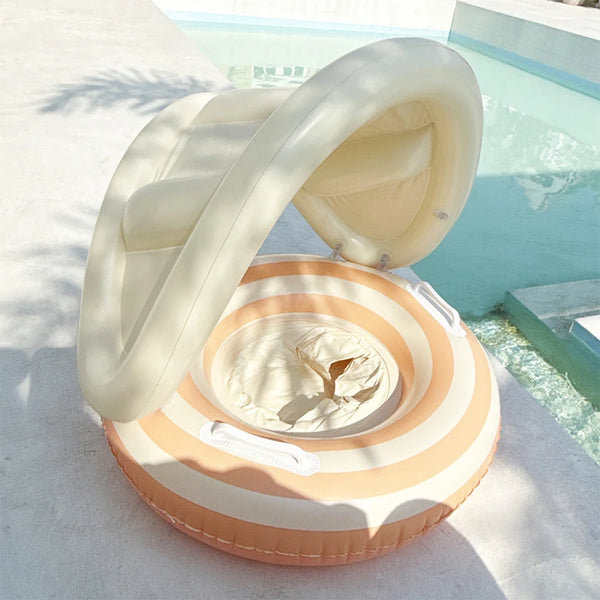 Baby Swimming Ring with Detachable Sunshade