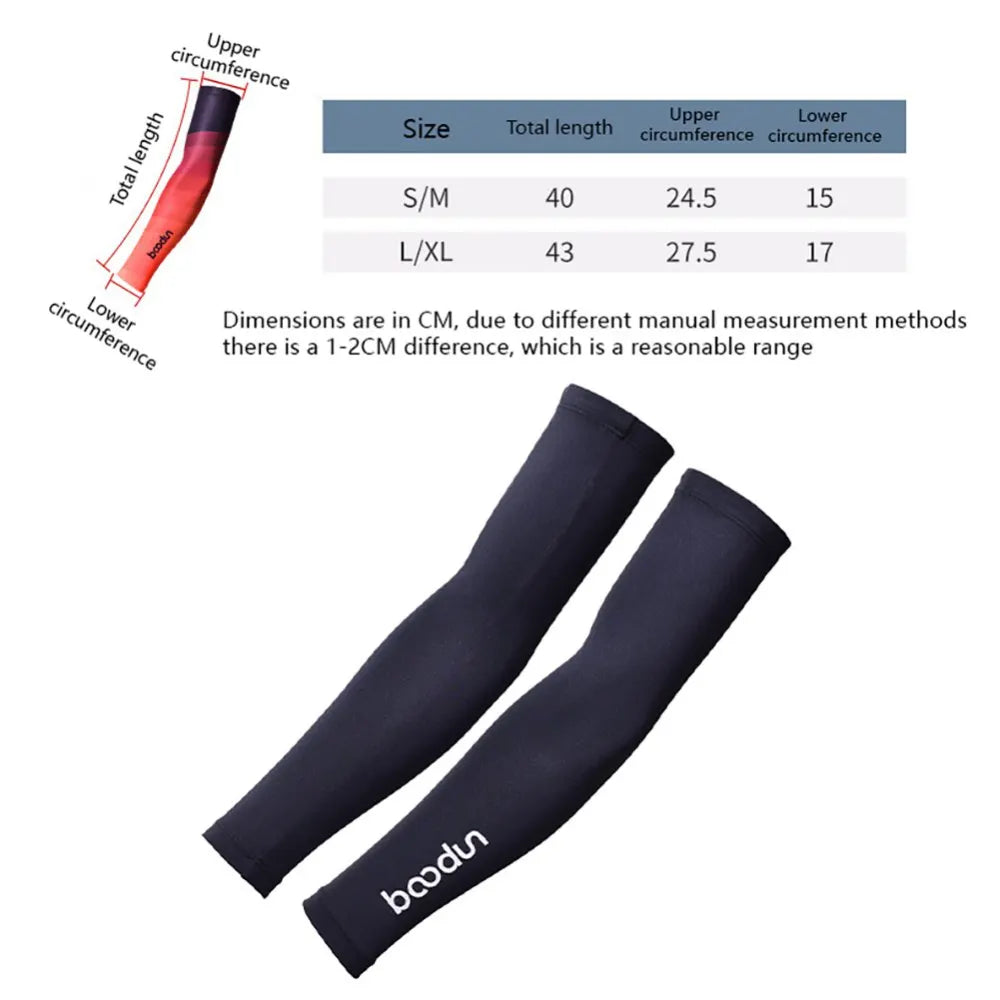 Men’s Ice Silk UV Protection Cycling Sleeves