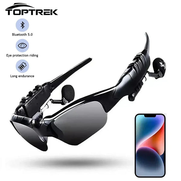 Toptrek Sports Stereo Wireless Bluetooth Cycling Sunglasses