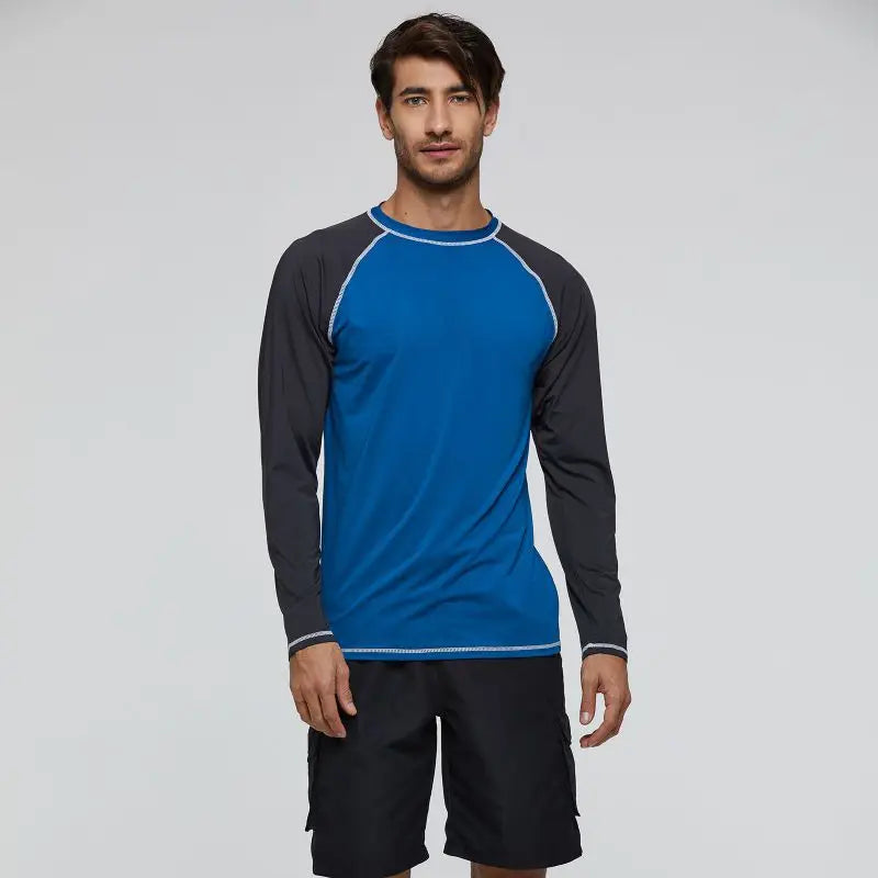 Men’s Long Sleeve Sports Rash Guard Top