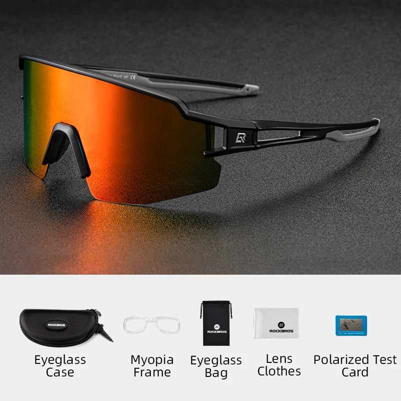 ROCKBROS Photochromic Polarized Cycling Glasses