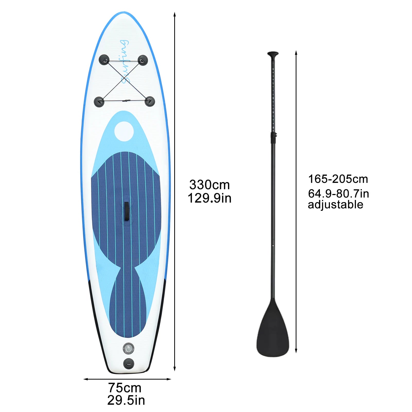 Inflatable Stand Up Paddle Board with Accessories