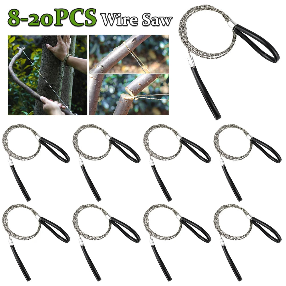Outdoor Pocket Wire Saw Set (8-20PCS)
