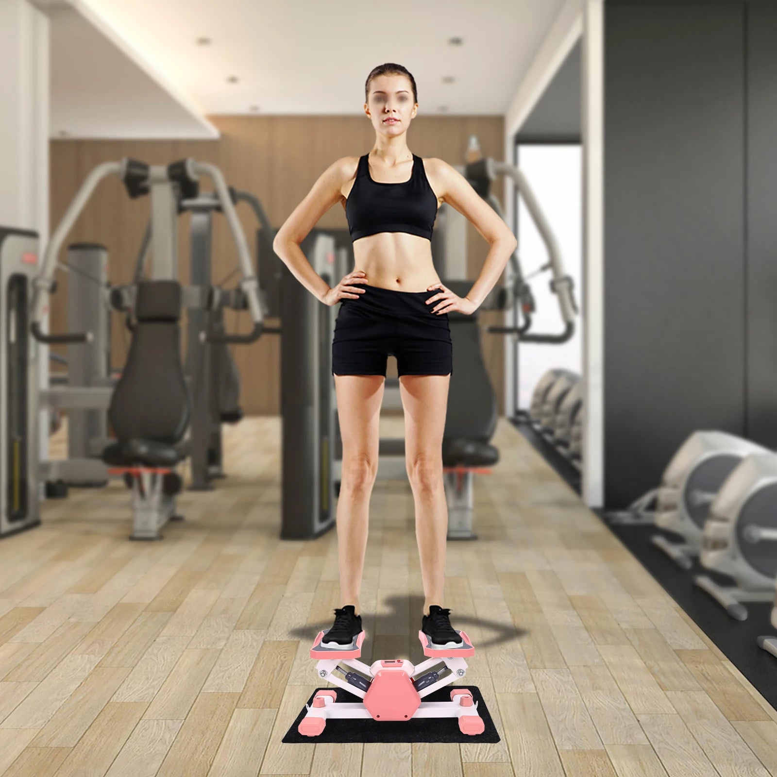 Mini Stepper for Home Workout (Pink)