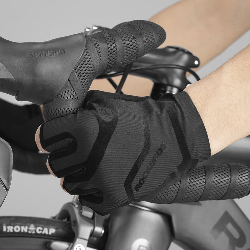 ROCKBROS Men's Fingerless Cycling Gloves