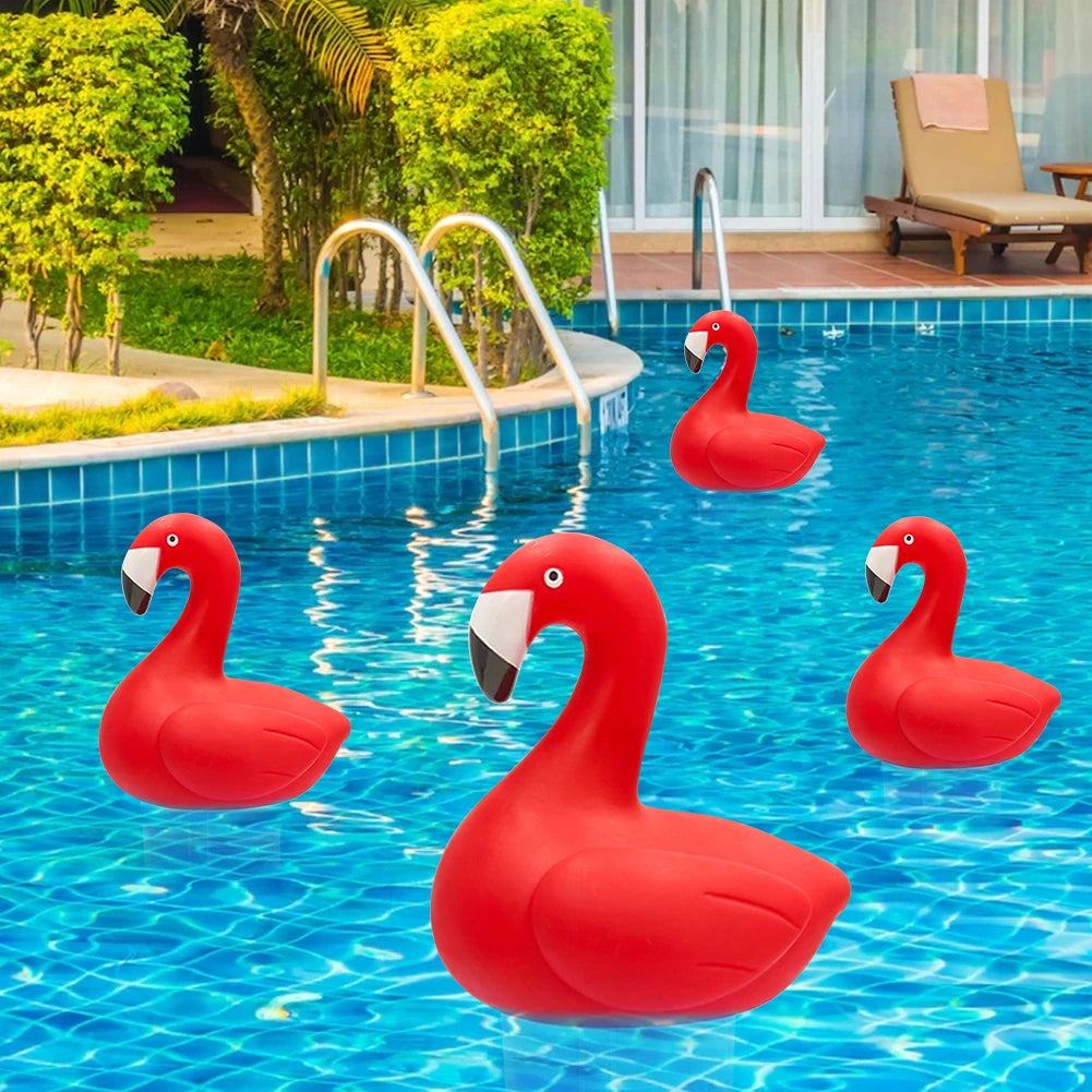 Solar Powered Flamingo Pool Chlorine Floater