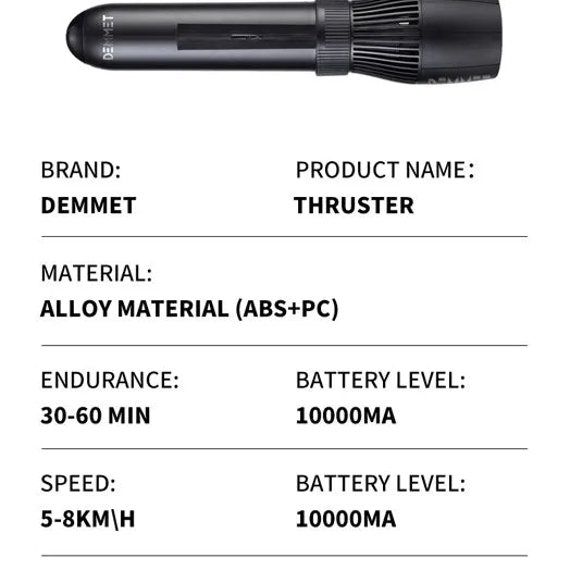 DEMMET 500W Electric Diving Thrusters – Underwater Sea Scooter