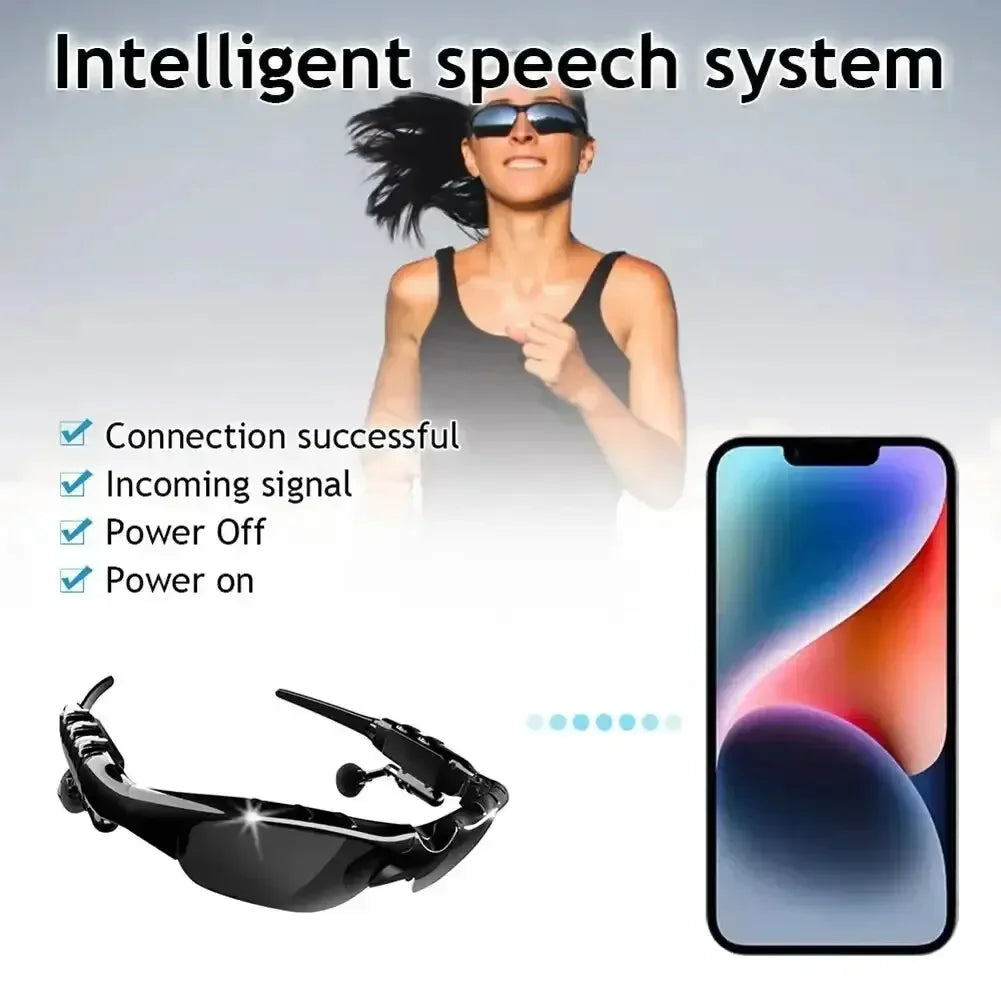 Toptrek Sports Stereo Wireless Bluetooth Cycling Sunglasses