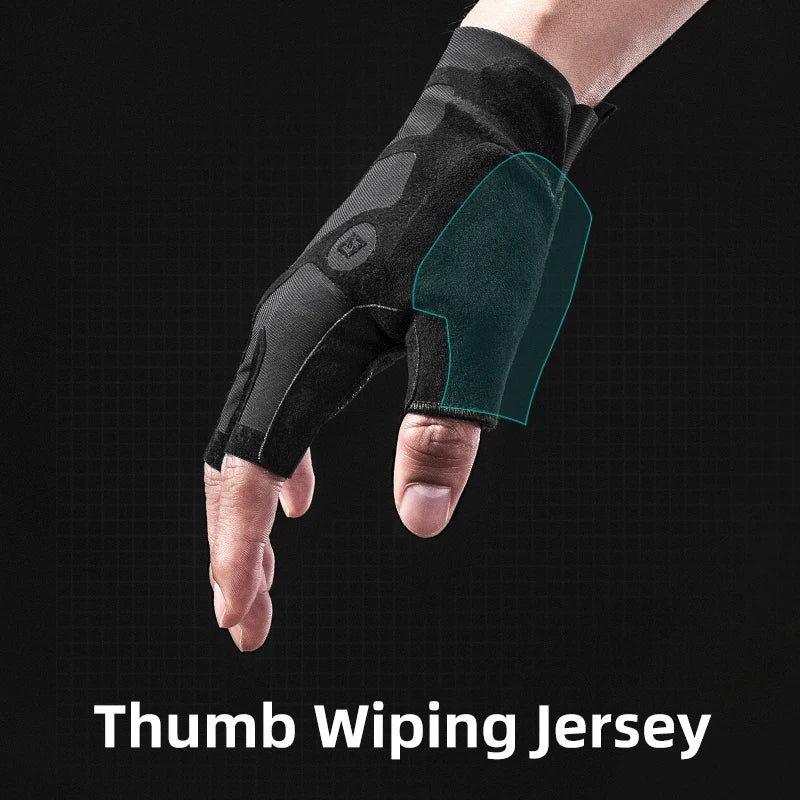 ROCKBROS Men's Fingerless Cycling Gloves