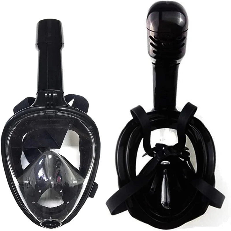 Full Face Snorkel Mask with Detachable Camera Mount
