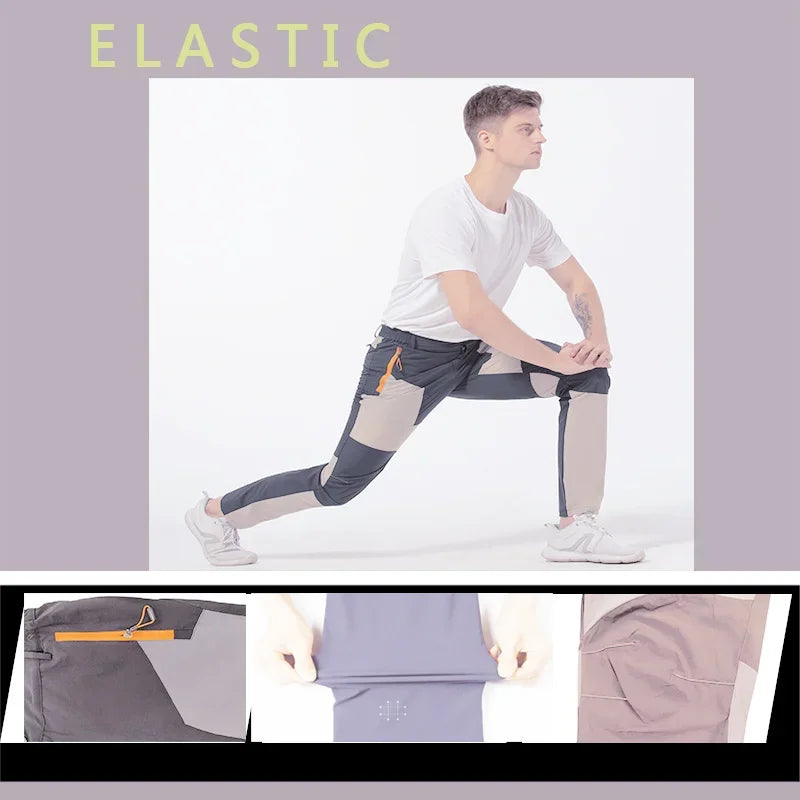 Men’s Elastic Quick-Dry Hiking Pants