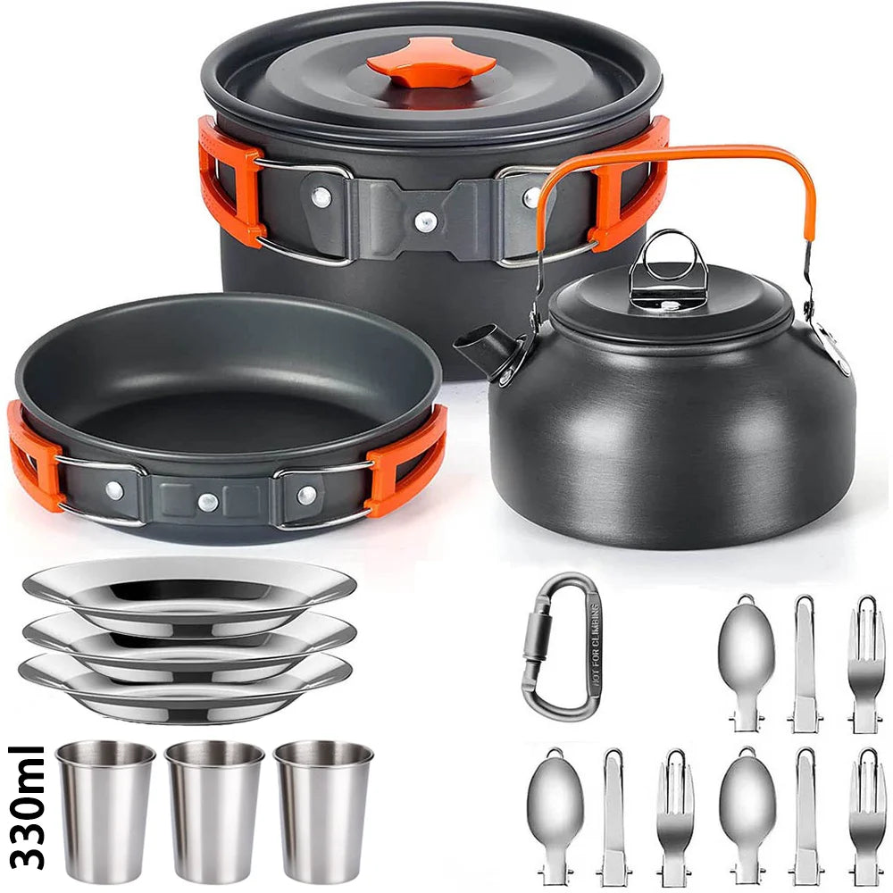 Camping Cooking Set for 2-3 People