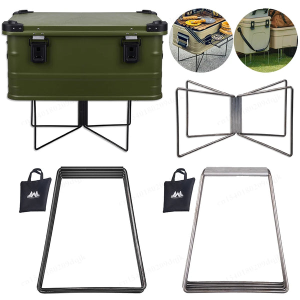 Camping Folding Cooler Box Stand
