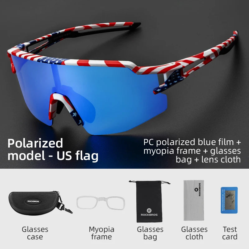 ROCKBROS Photochromic Polarized Cycling Glasses