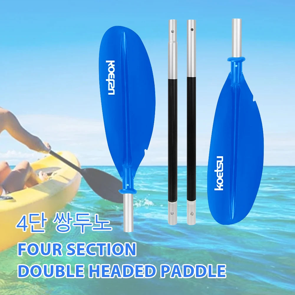 4-Piece Adjustable Double-Head Kayak Paddle