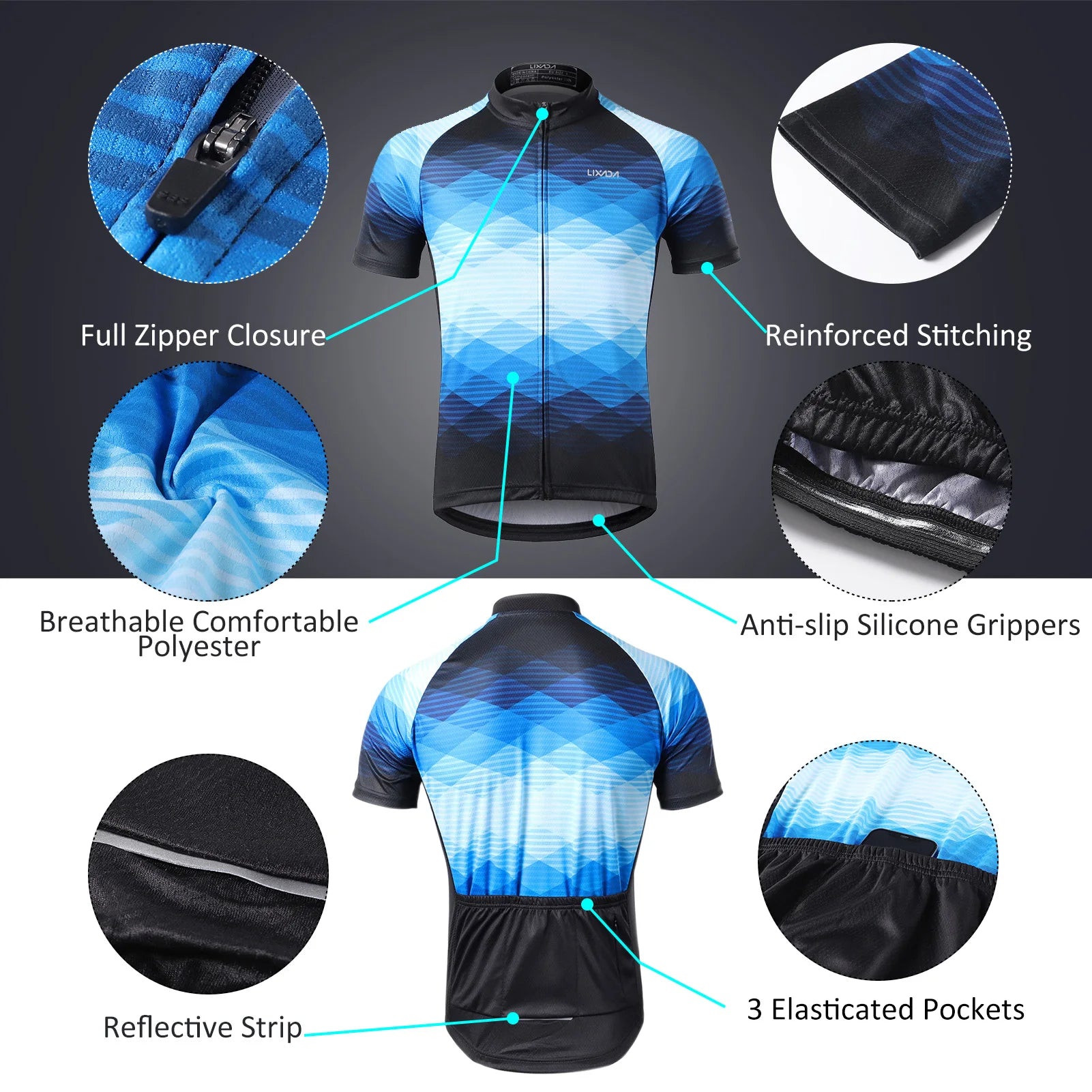 Men’s Short Sleeve MTB Cycling Jersey