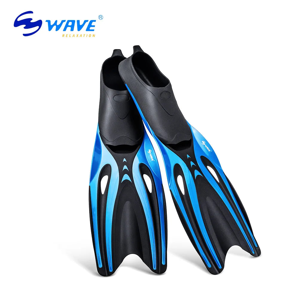 Professional Diving Fins – Flexible TPR Swim Flippers for Snorkeling &amp; Water Sports