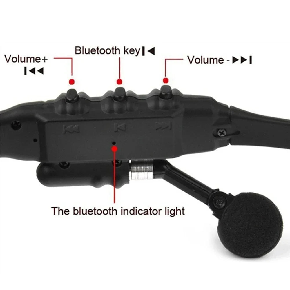 Toptrek Sports Stereo Wireless Bluetooth Cycling Sunglasses