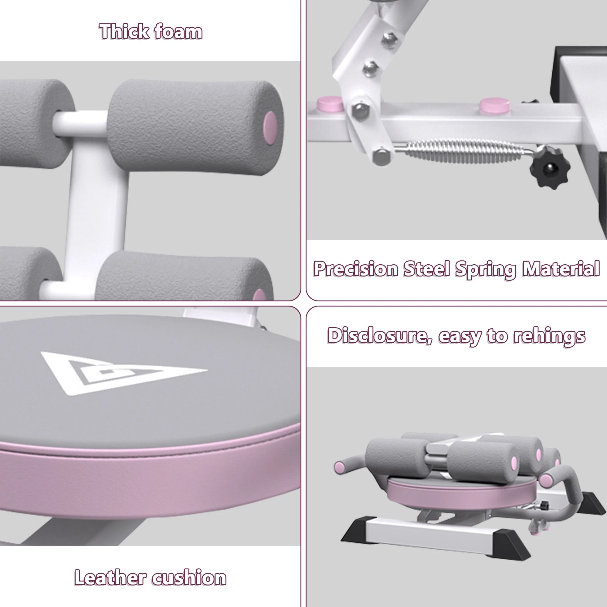 Ab Machine Sit Up Bench for Core Fitness