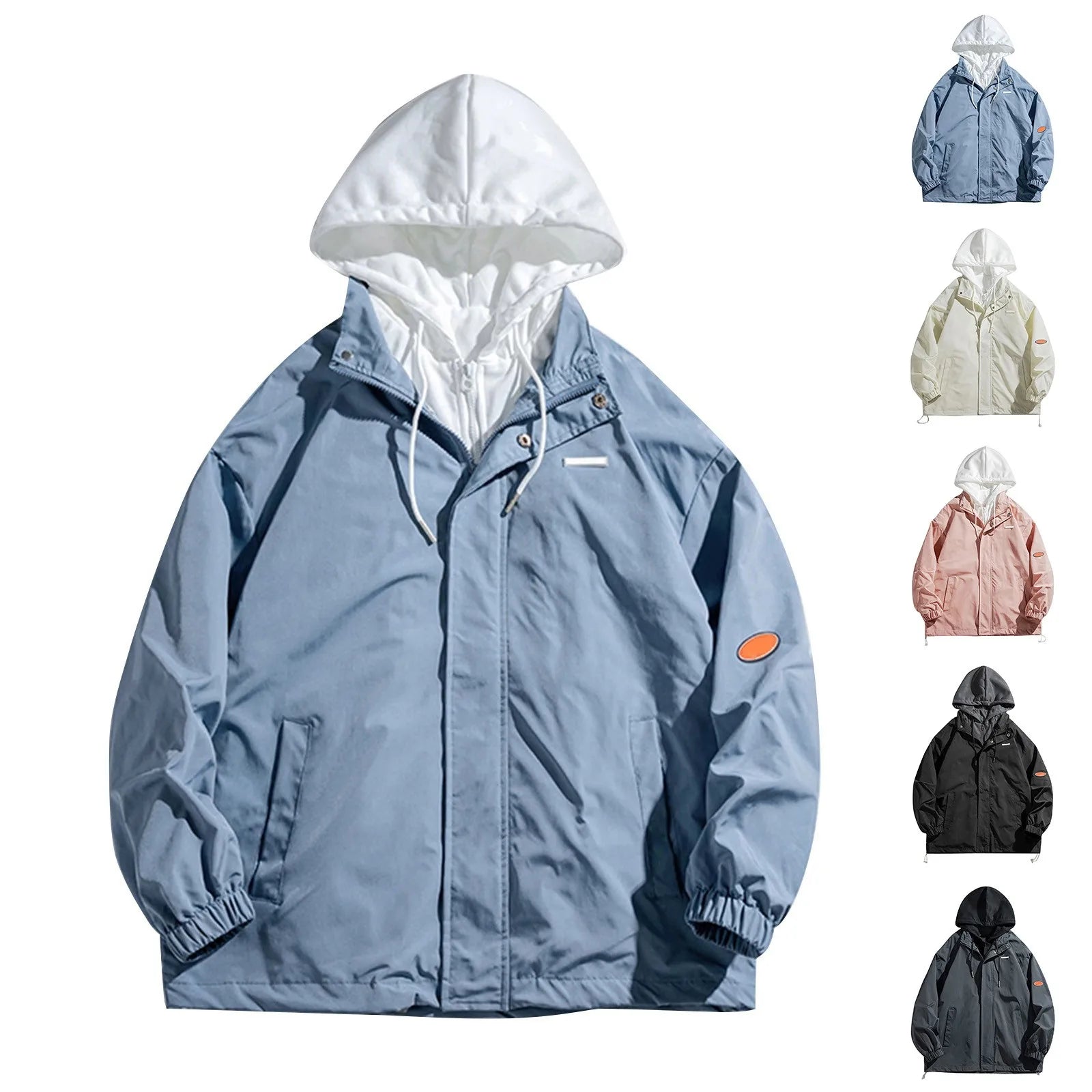 2024 Unisex Lightweight Waterproof Windbreaker Jacket