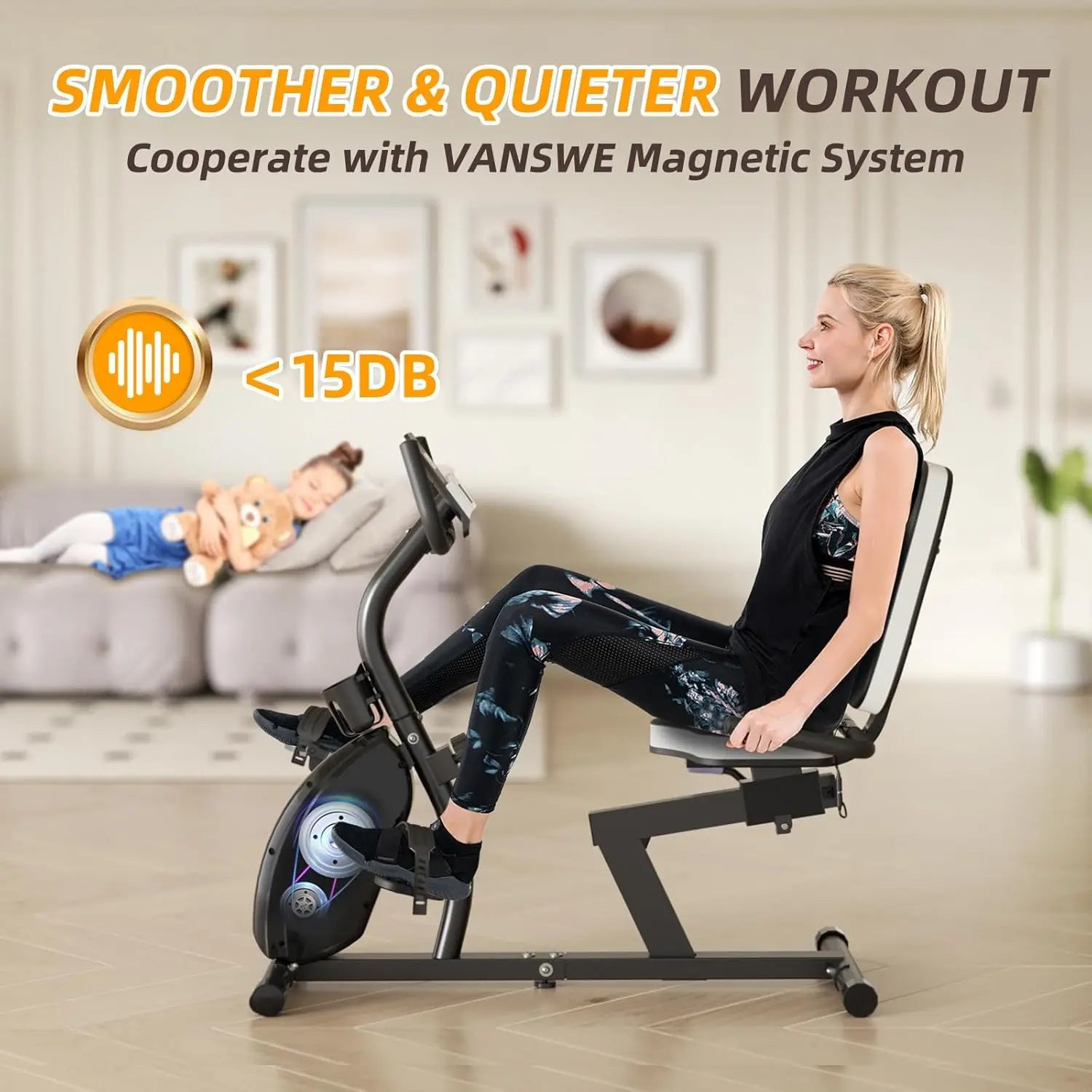 Recumbent Exercise Bike for Adults