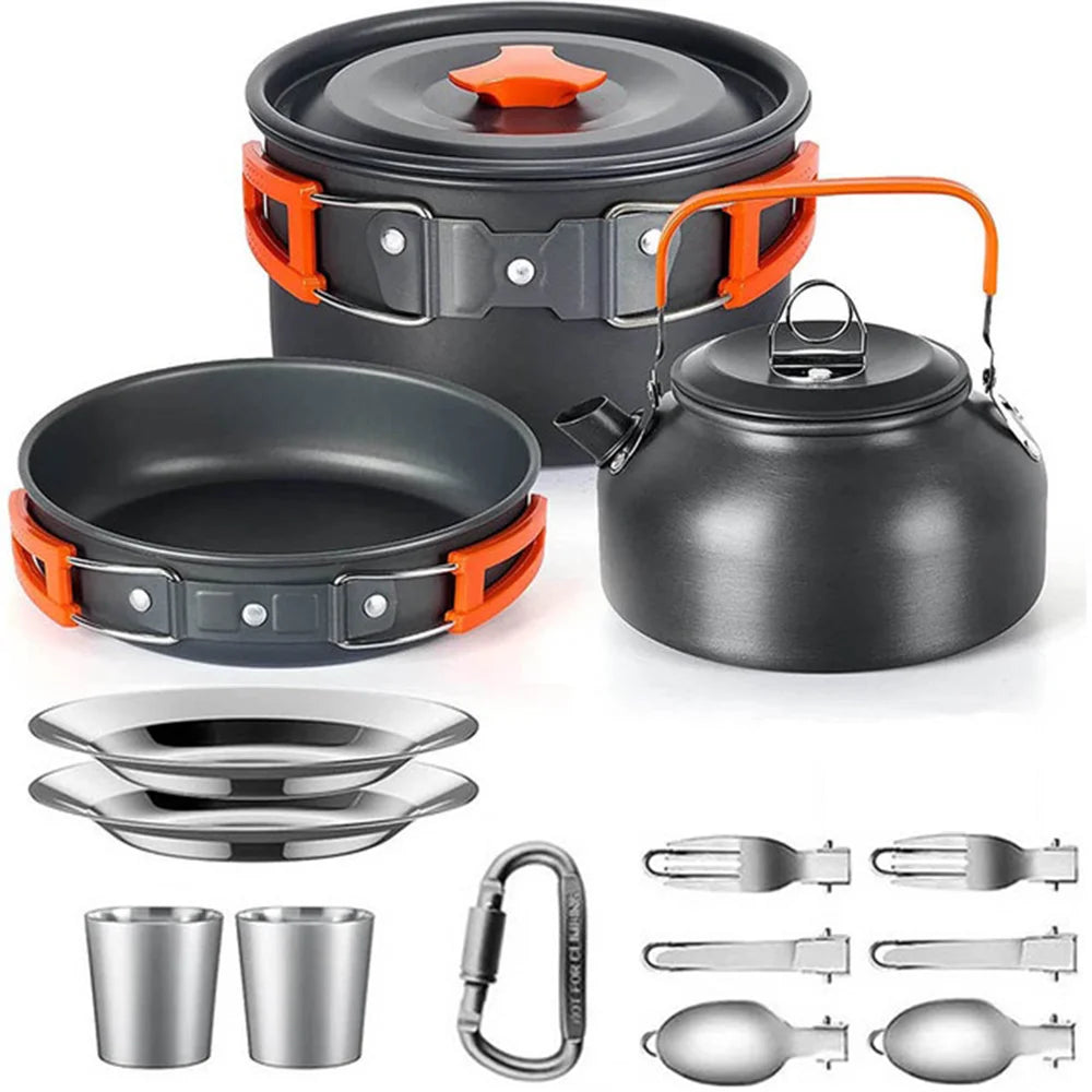 Camping Cooking Set for 2-3 People