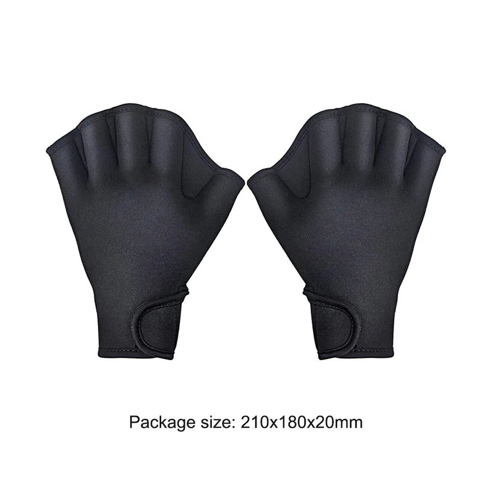 Silicone Swimming Fins Webbed Gloves
