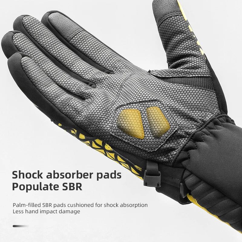 ROCKBROS Winter Bike Gloves with Touch Screen