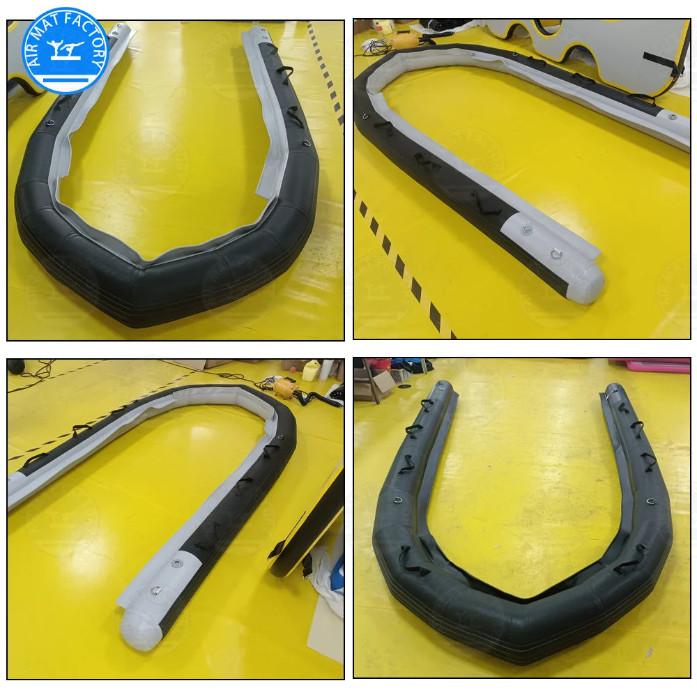 Inflatable PVC Motorboat with Safety Buoy