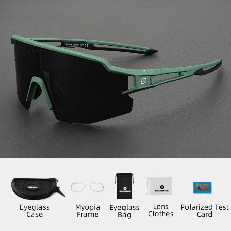ROCKBROS Photochromic Polarized Cycling Glasses