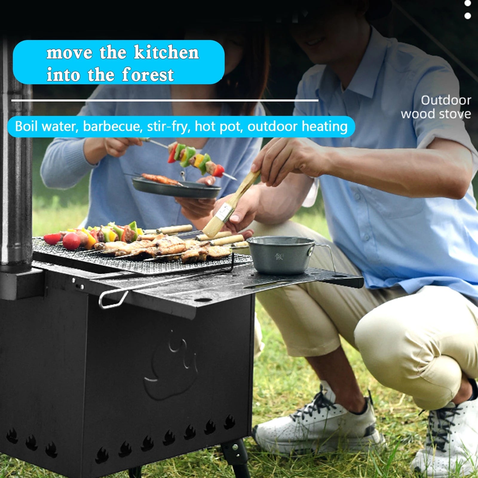 Portable Outdoor Camping Wood Stove