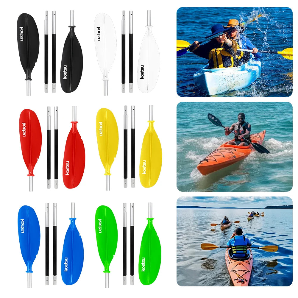 4-Piece Adjustable Double-Head Kayak Paddle