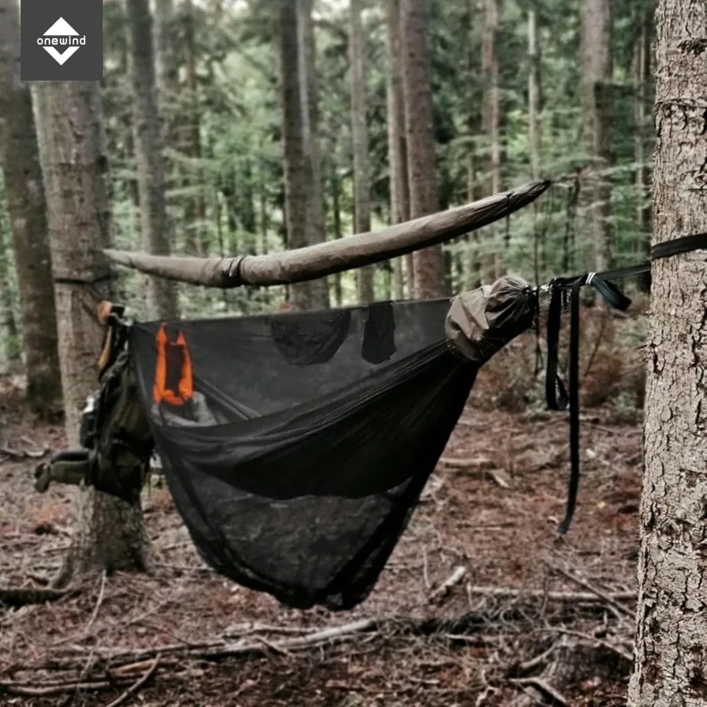 12Ft Camping Hammock with Mosquito Net