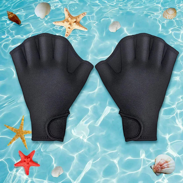 Silicone Swimming Fins Webbed Gloves