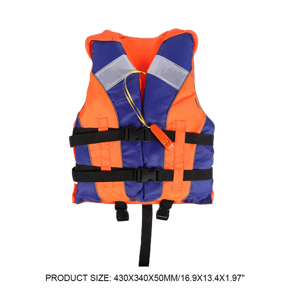 210D Polyester Life Vest with Whistle