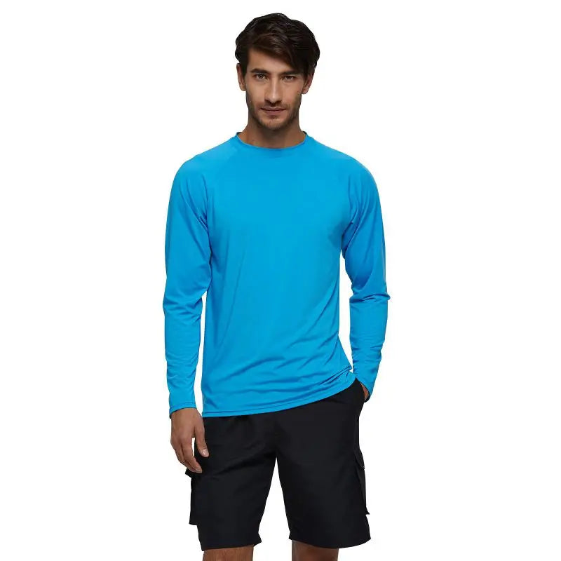 Men’s Long Sleeve Sports Rash Guard Top