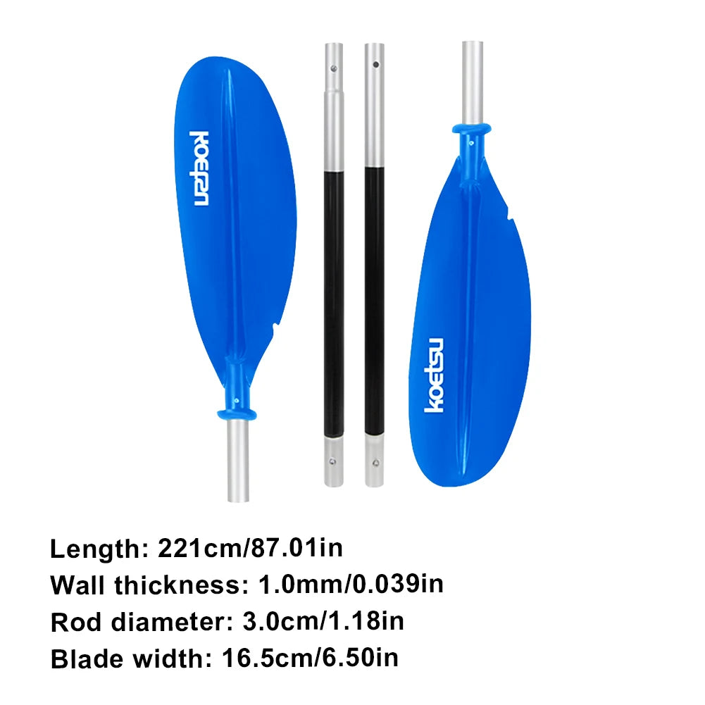 4-Piece Adjustable Double-Head Kayak Paddle