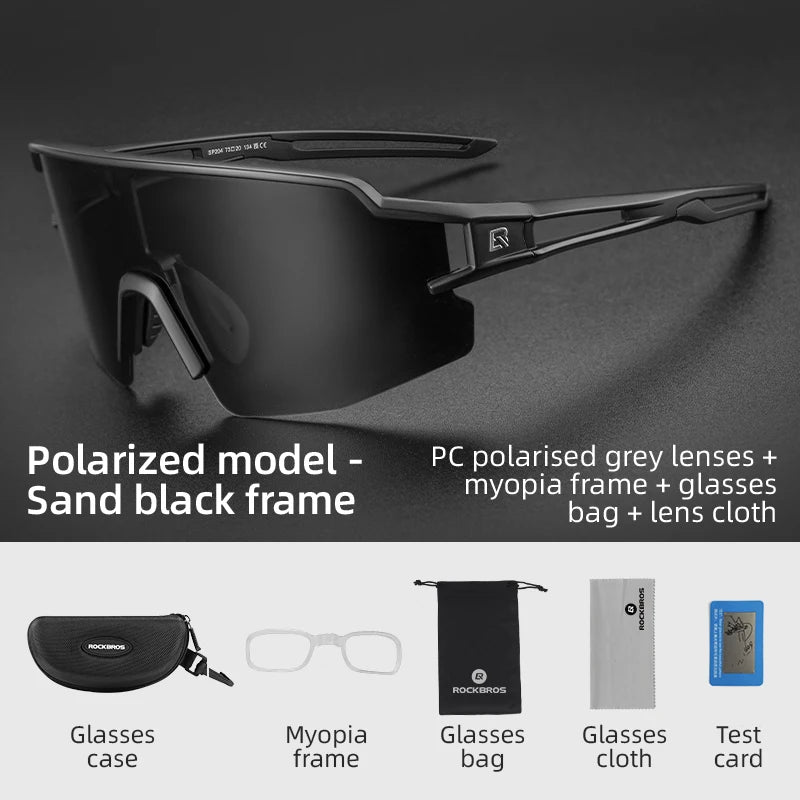ROCKBROS Photochromic Polarized Cycling Glasses